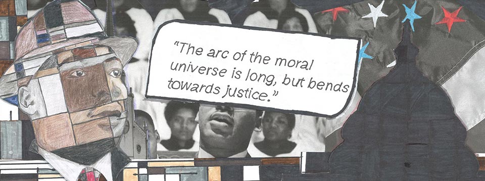 Bookmark artwork by London Borum.